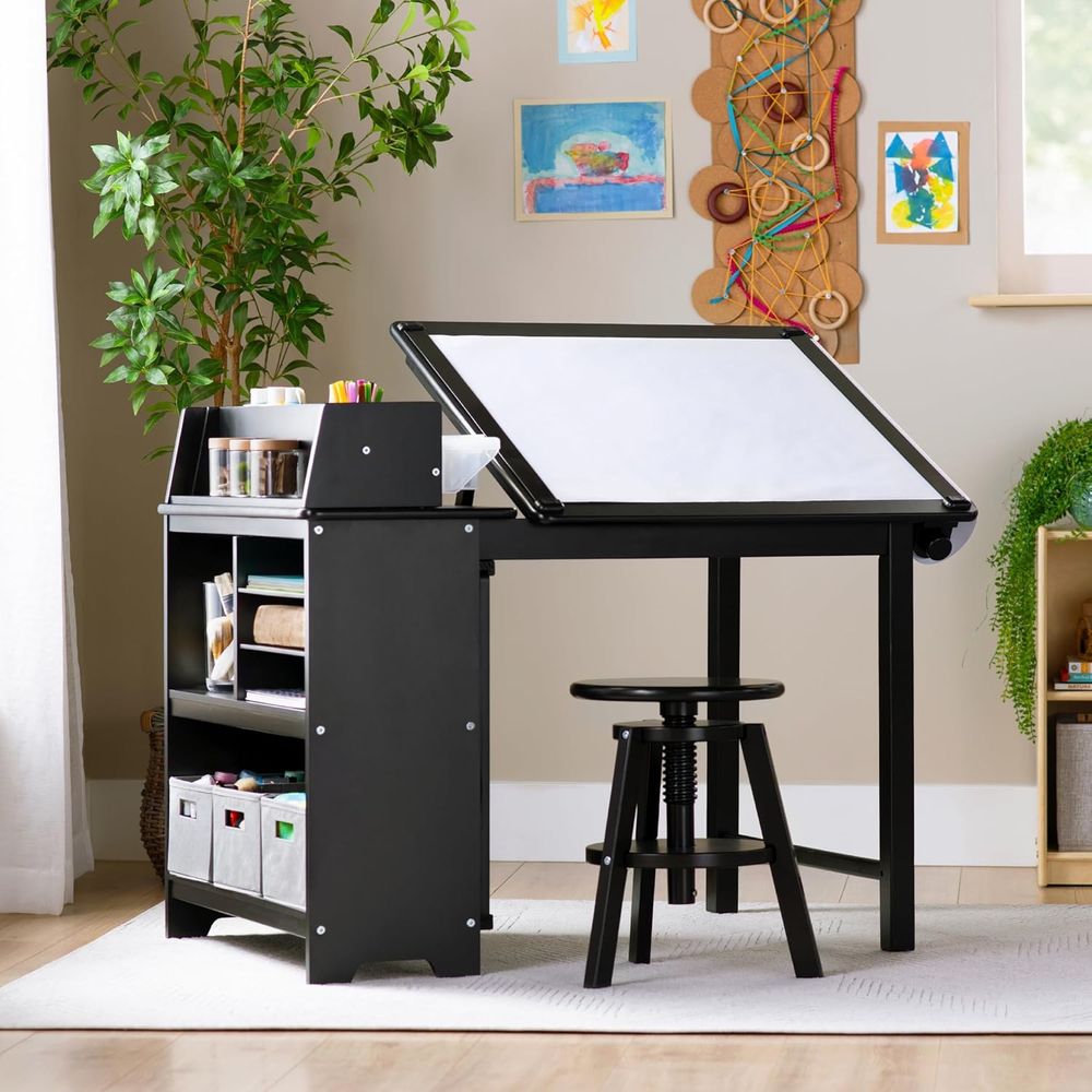 Art & Craft Valley - 3-in-1 Children's Art Table and Stool