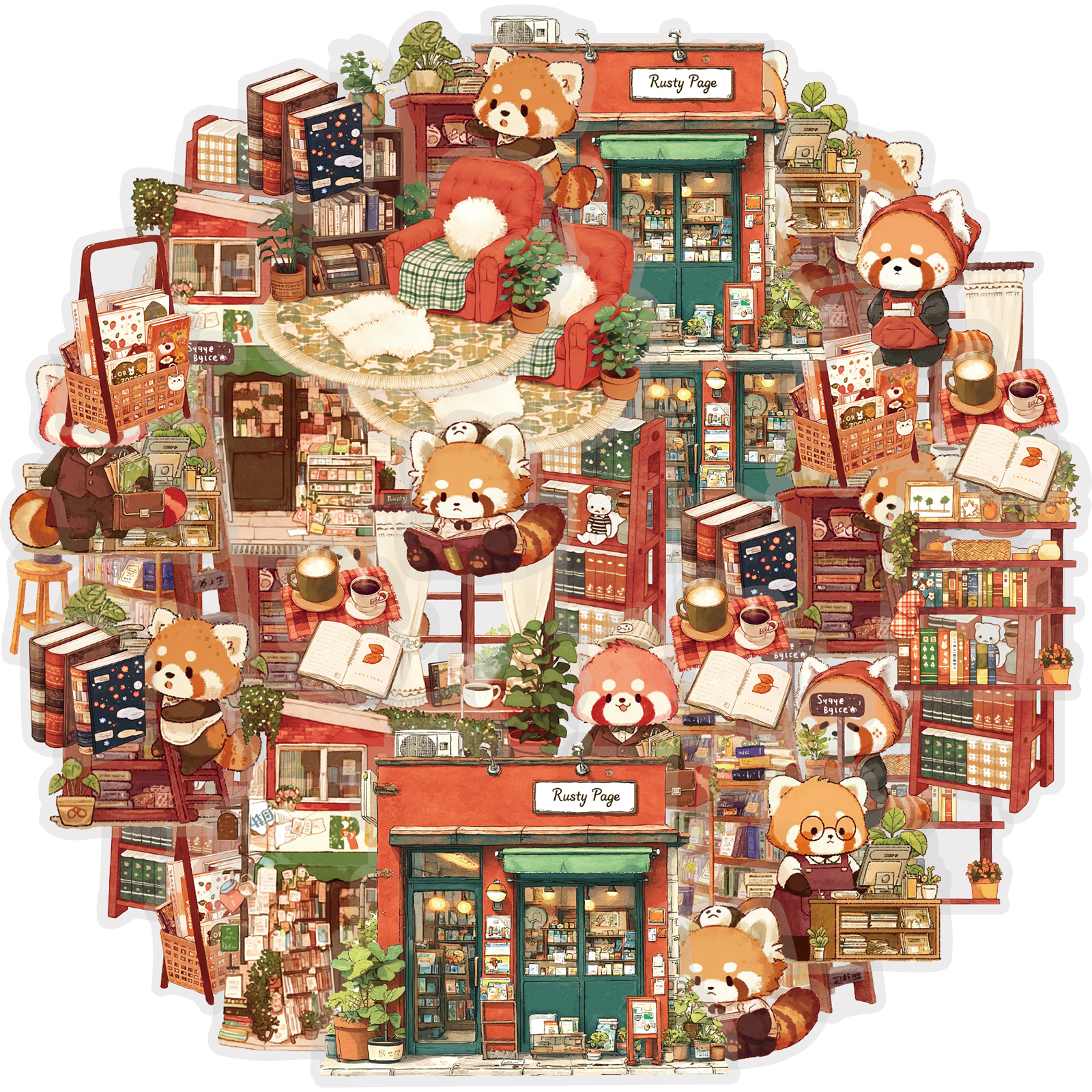 Art Craft Book - Etori Life 15Pcs Cute Red Red