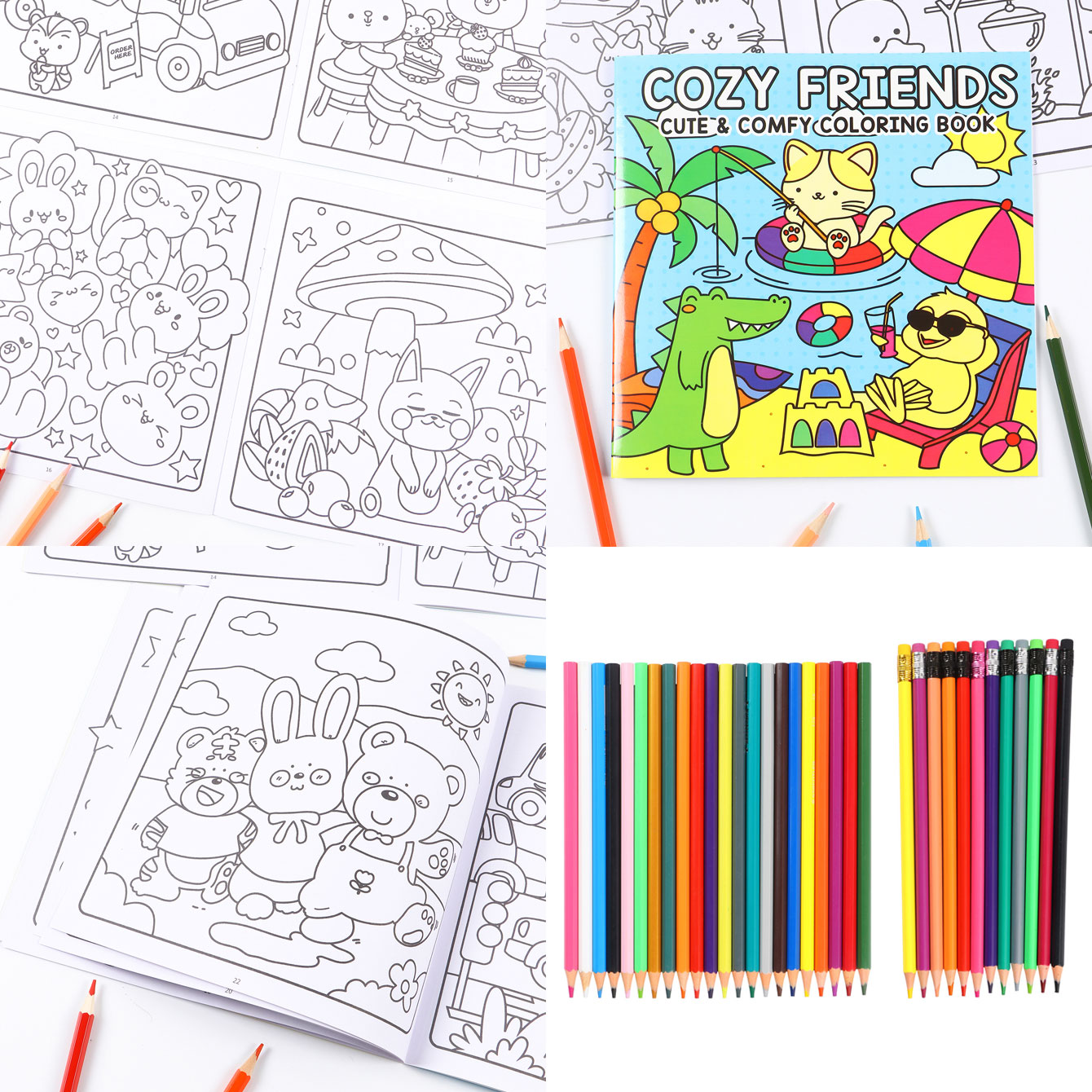 Art Craft Book - 24 Pages Kids Coloring Drawing Book