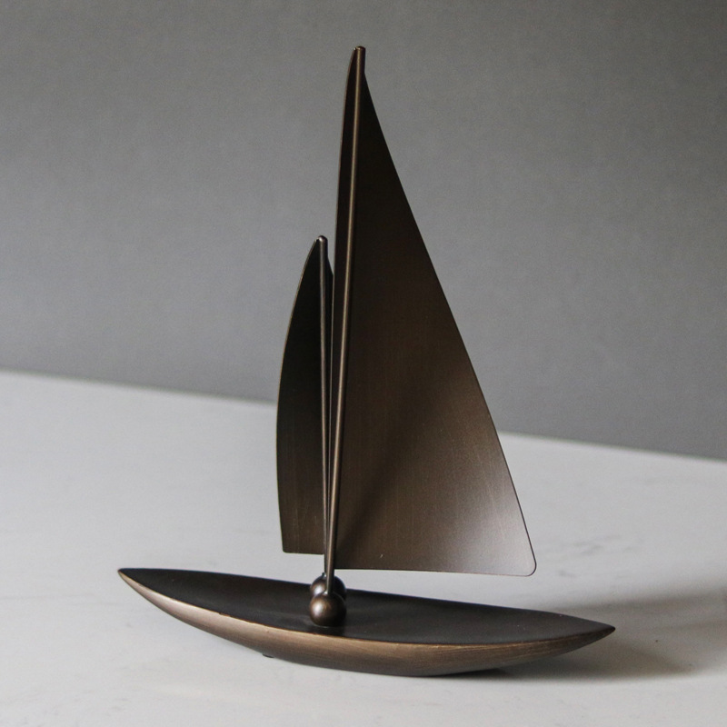 Art Craft Club - Designer Sailboat Model Craft Ornament Hotel