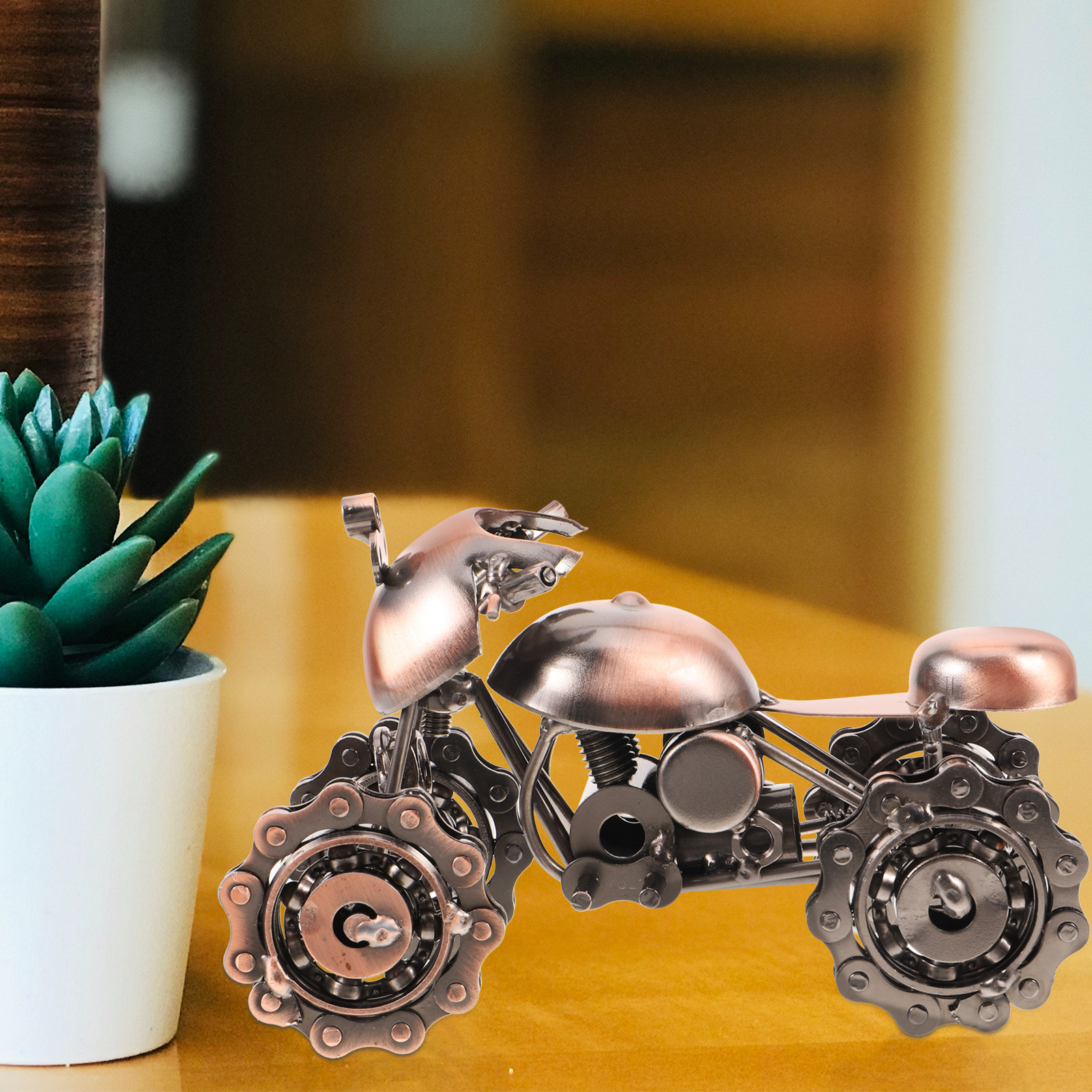 Art Craft Club - 1Pcs Iron Art Vintage Motorcycle Retro