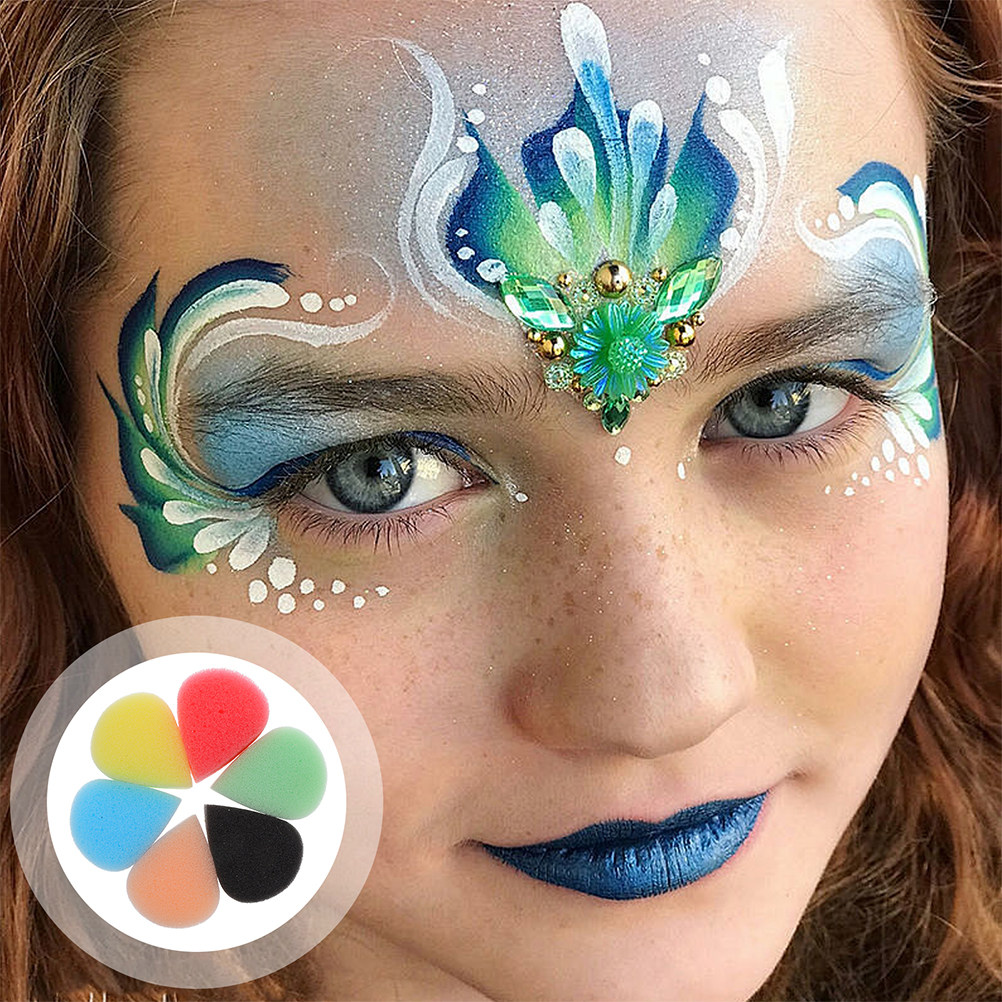 Art Craft Classes - 12Pcs Children Face Painting Sponges Water