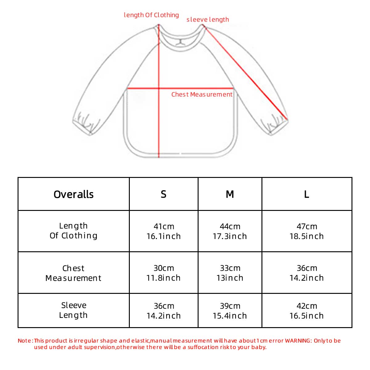 Kids Baby Long Sleeved PU Bibs - Art Craft And Cloth บทวิจารณ์และราคา