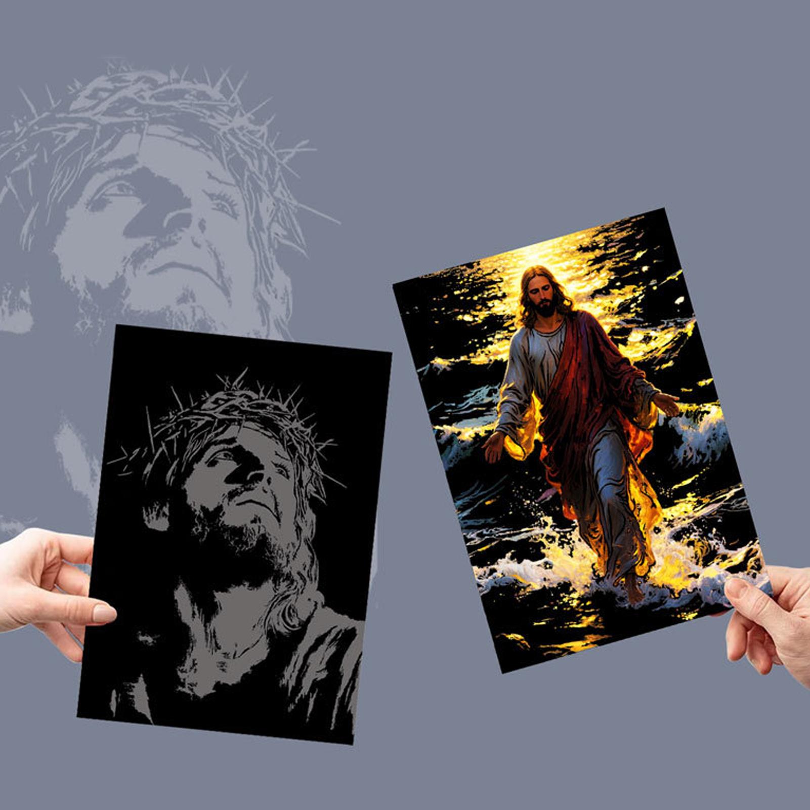 Scratch Book Jesus Scratch Pai - Art Craft Book บทวิจารณ์และราคา