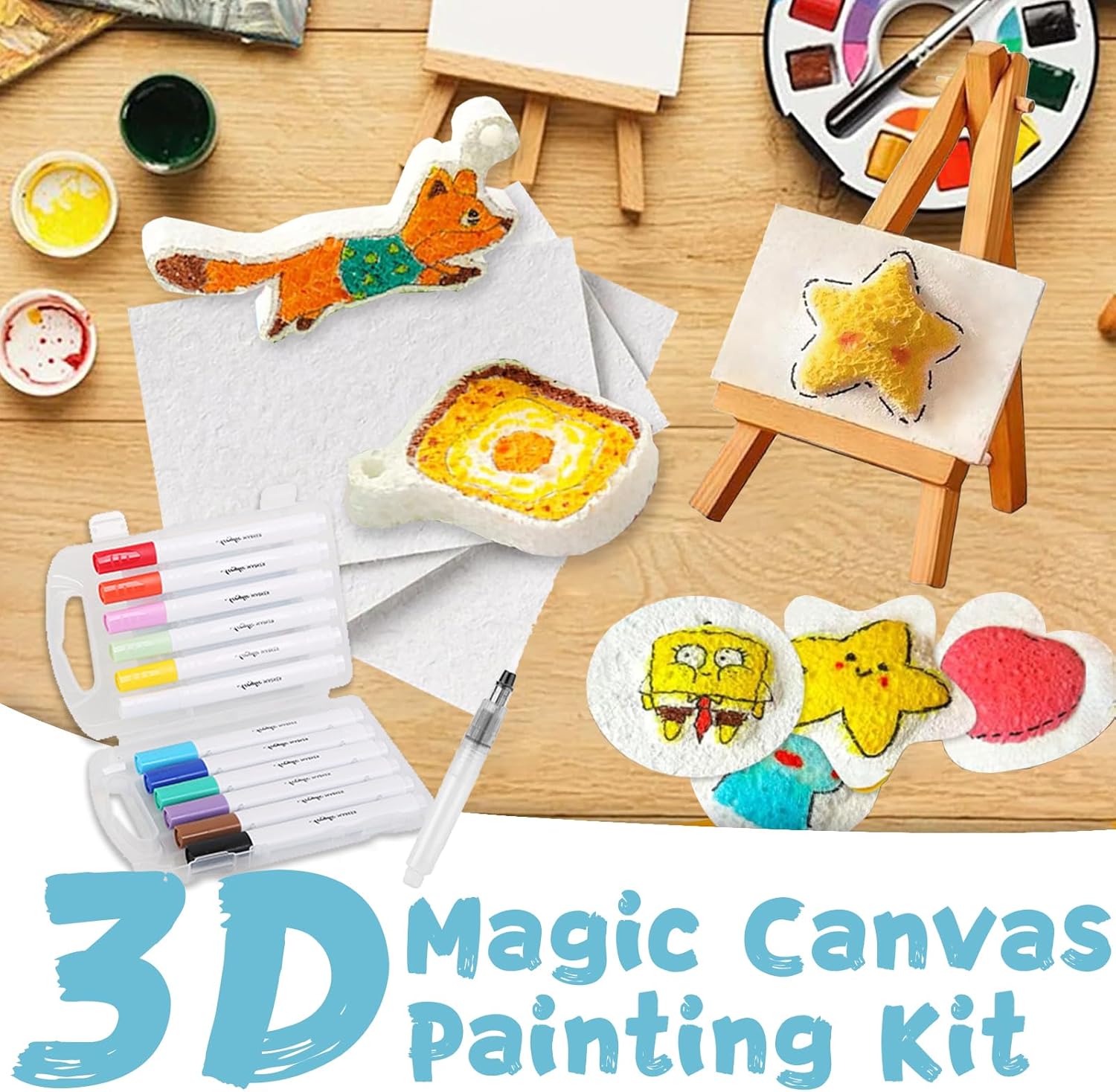 3D Puffy Foam Texture Painting - Art Craft In Paper บทวิจารณ์และราคา