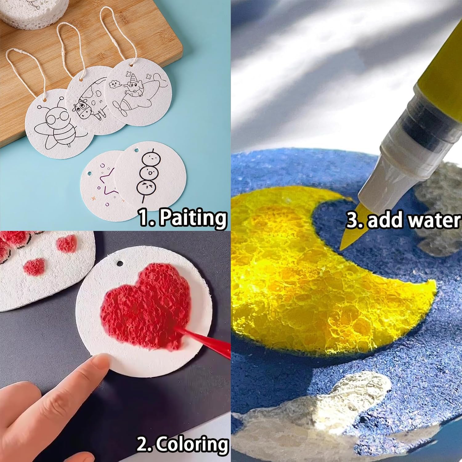 3D Puffy Foam Texture Painting - Art Craft In Paper บทวิจารณ์และราคา