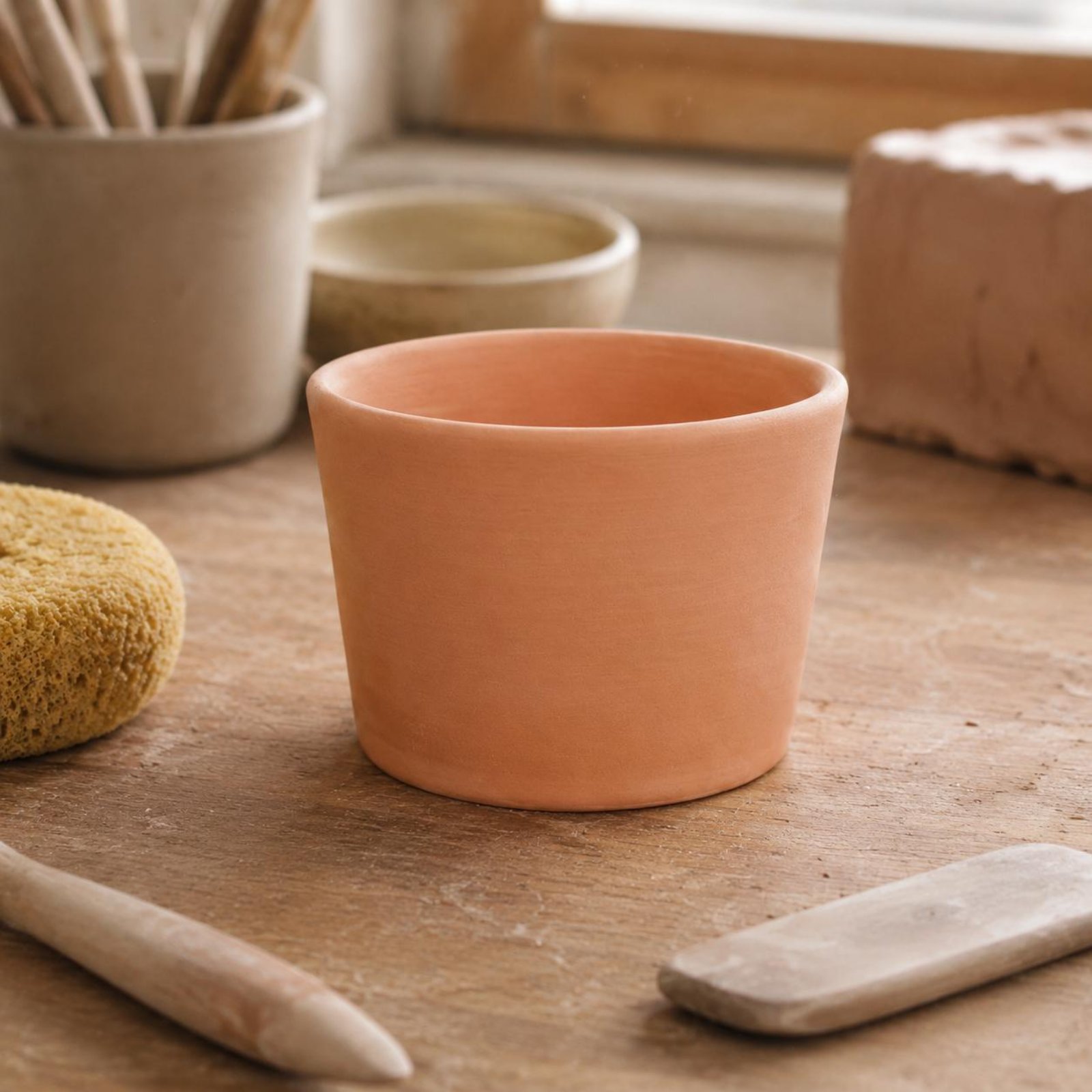 Bisque Pottery Cup Gift Idea U - Art Craft Classes บทวิจารณ์และราคา