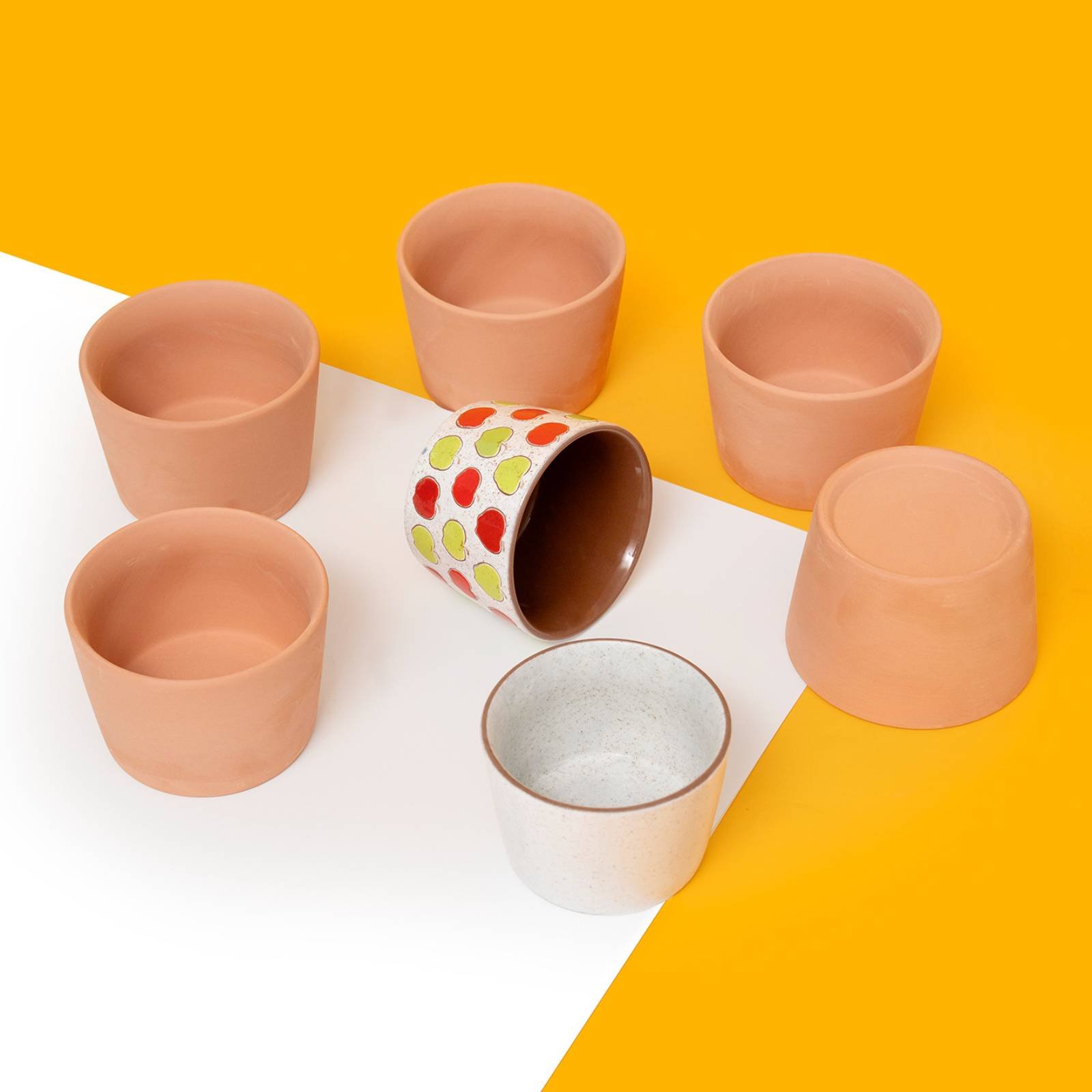 Bisque Pottery Cup Gift Idea U - Art Craft Classes บทวิจารณ์และราคา