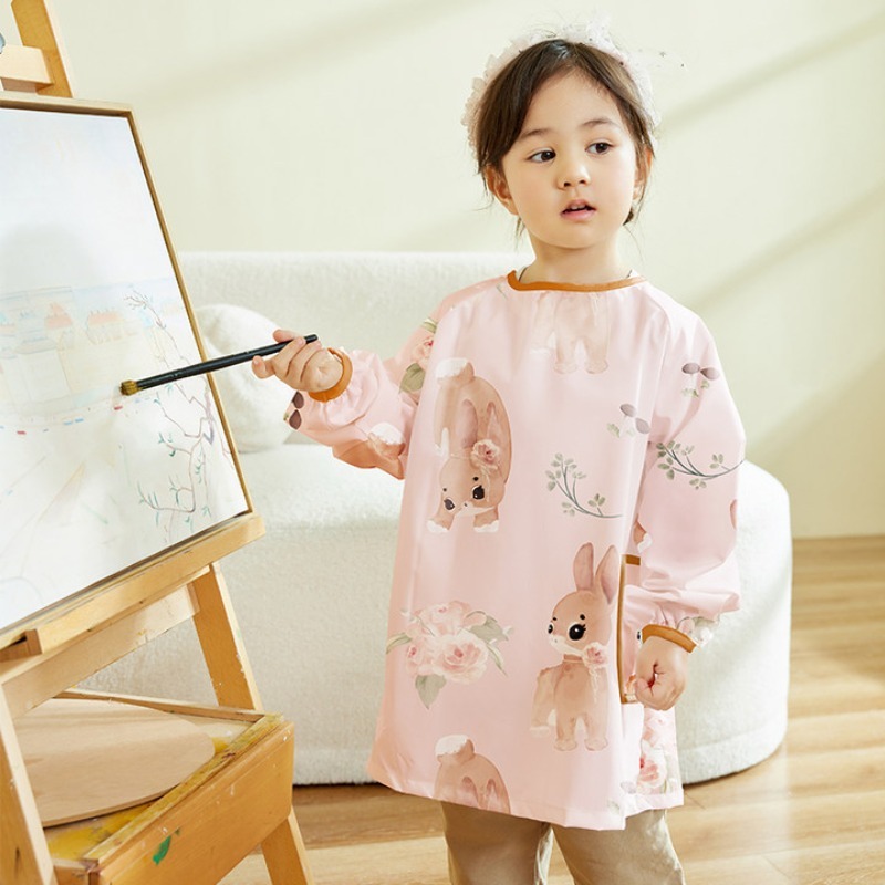 Children Waterproof Art Cover  - Art Craft Classes บทวิจารณ์และราคา