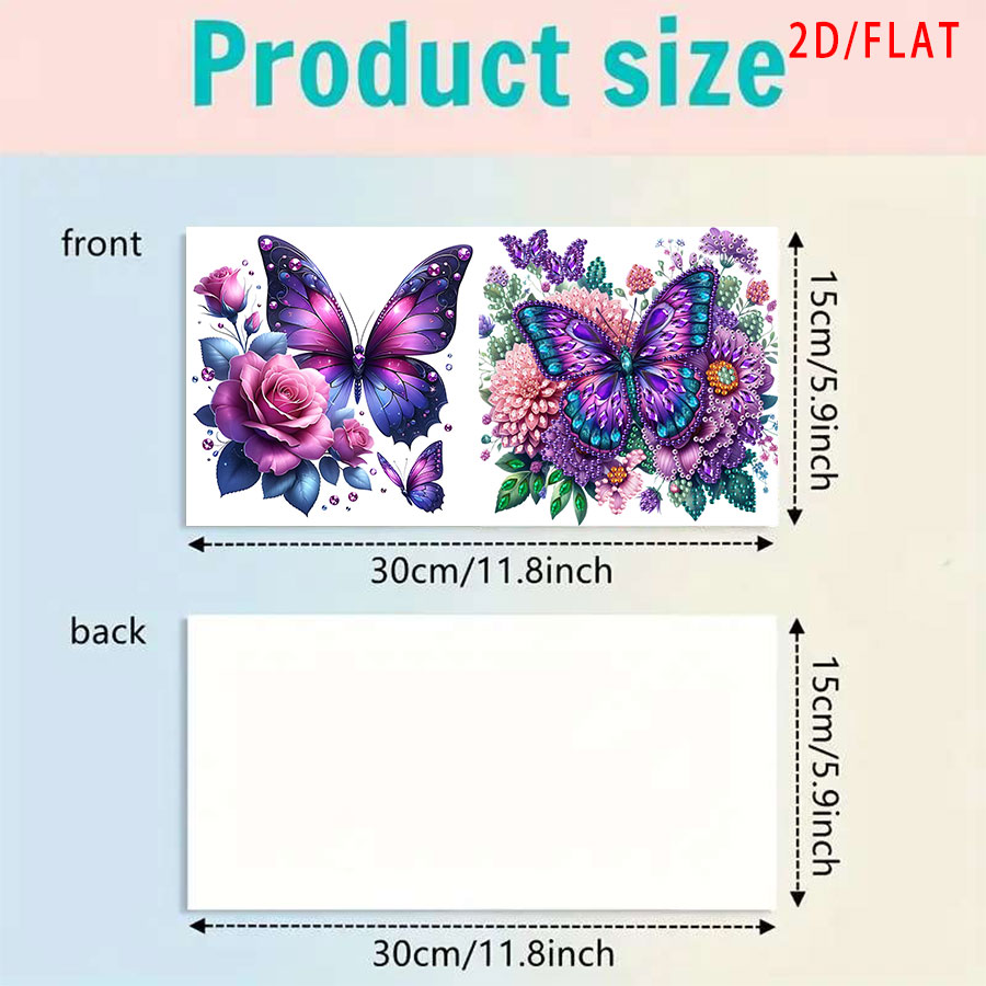 6-piece Diamond Painting Purpl - Art Craft Butterfly บทวิจารณ์และราคา