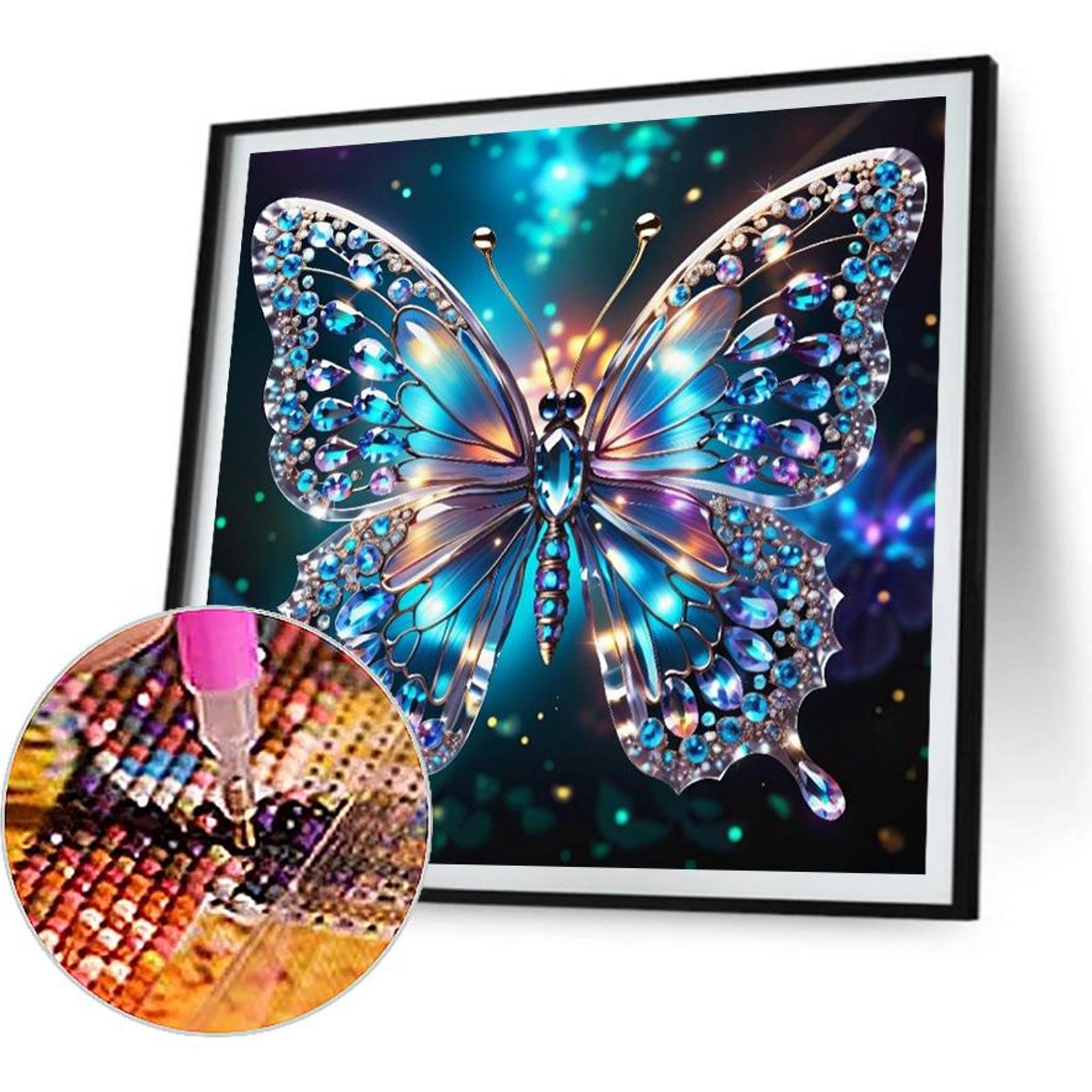 5D DIY Full Round Drill Diamon - Art Craft Butterfly บทวิจารณ์และราคา