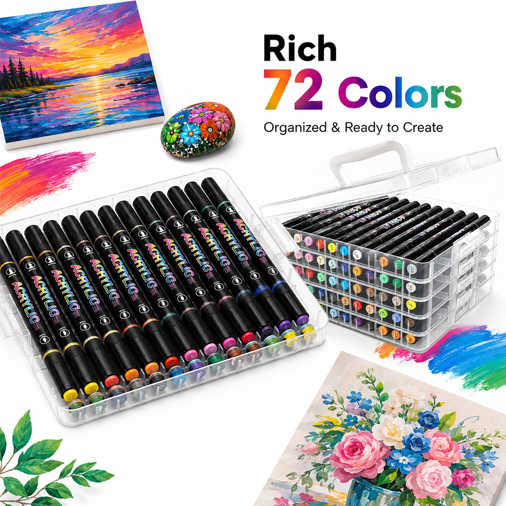 12/24/36/48/60/72 Colors Acryl - Art Craft Classes บทวิจารณ์และราคา