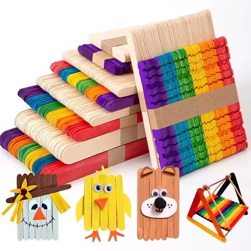 Bulk Colorful Wooden Ice Cream - Art Craft Kids บทวิจารณ์และราคา