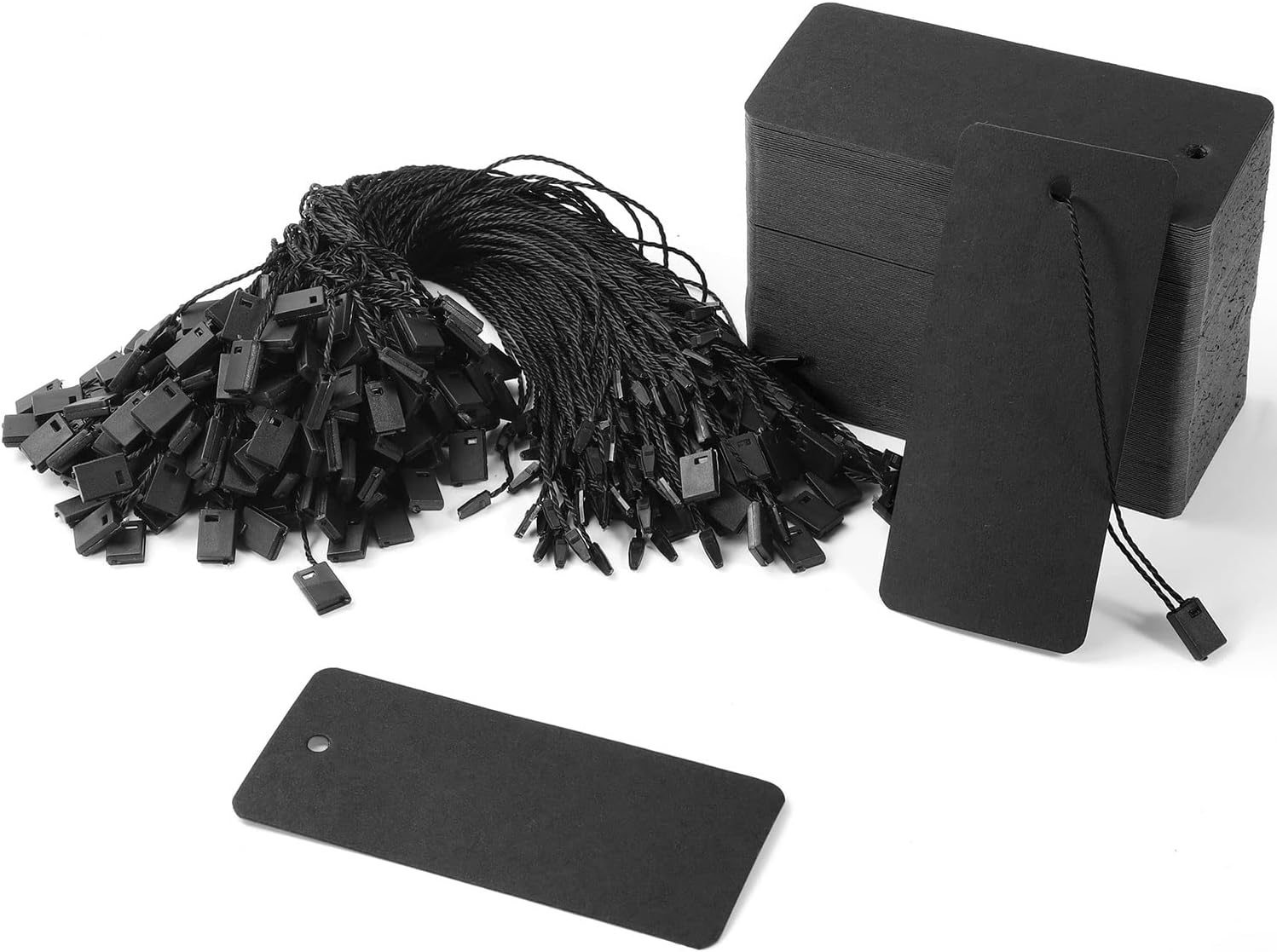 200 Black Paper Clothing Tags  - Art Craft In Paper บทวิจารณ์และราคา