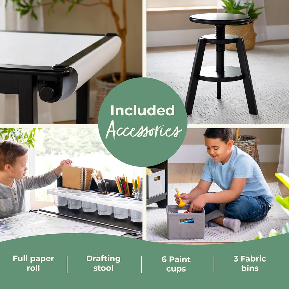 3-in-1 Children's Art Table an - Art & Craft Valley บทวิจารณ์และราคา