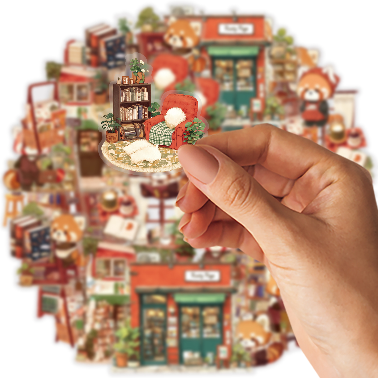 Etori Life 15Pcs Cute Red Red  - Art Craft Book บทวิจารณ์และราคา