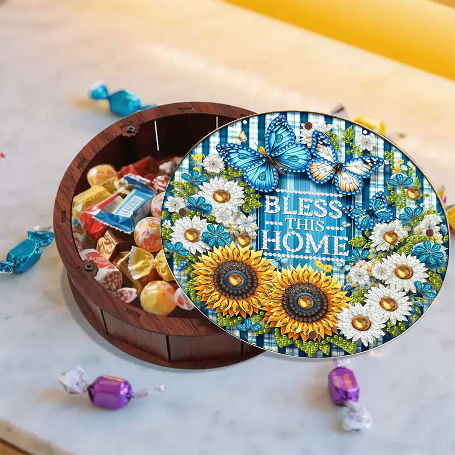 A set of round storage boxes w - Art Craft Butterfly บทวิจารณ์และราคา