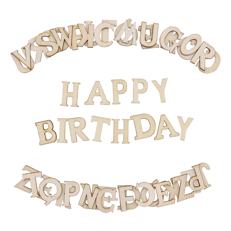 100pcs Wood English Alphabet D - Art Craft Number บทวิจารณ์และราคา