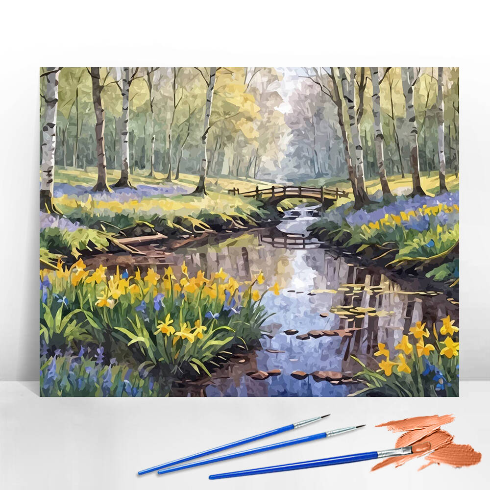 DIY Painting By Numbers Landsc - Art Craft Number บทวิจารณ์และราคา