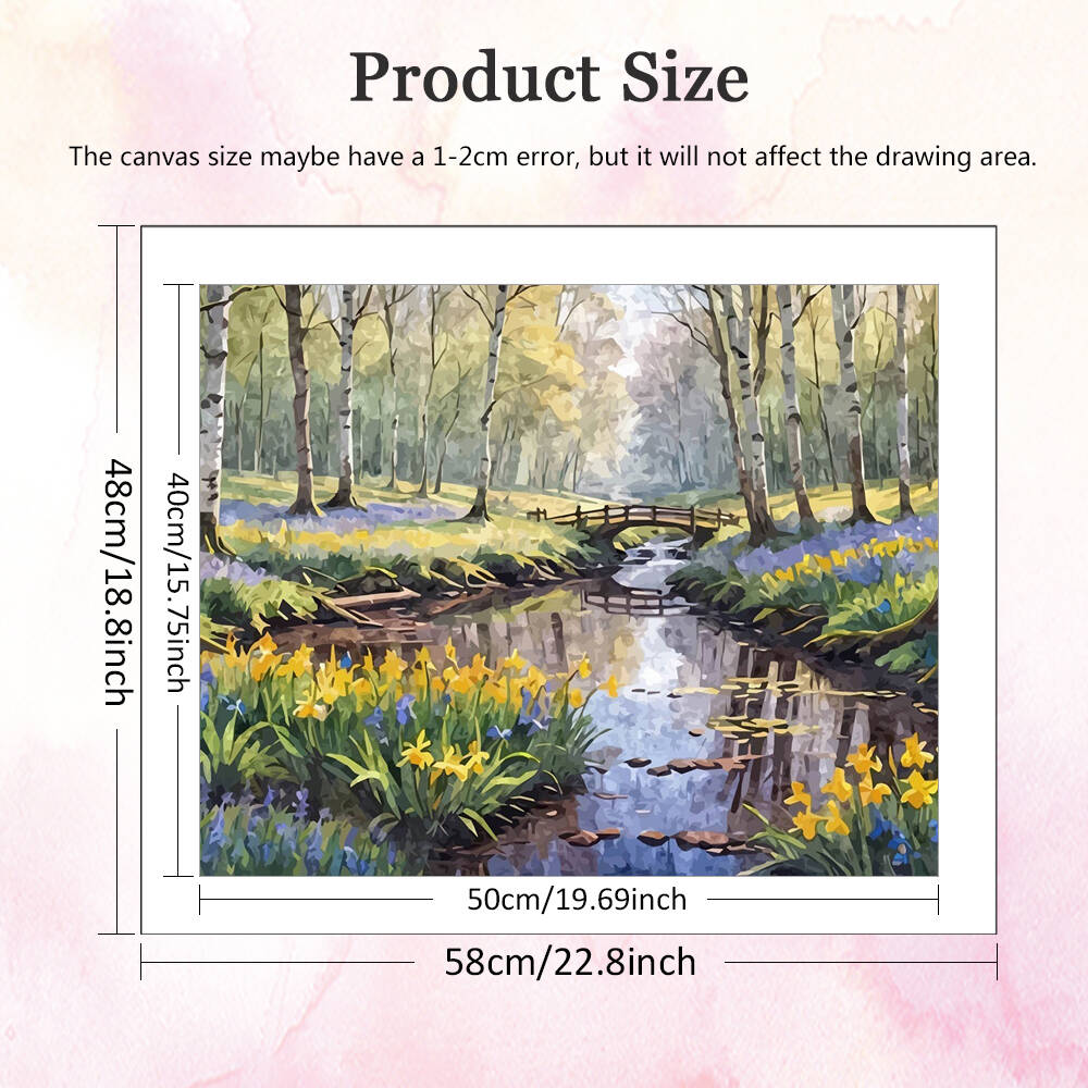 DIY Painting By Numbers Landsc - Art Craft Number บทวิจารณ์และราคา