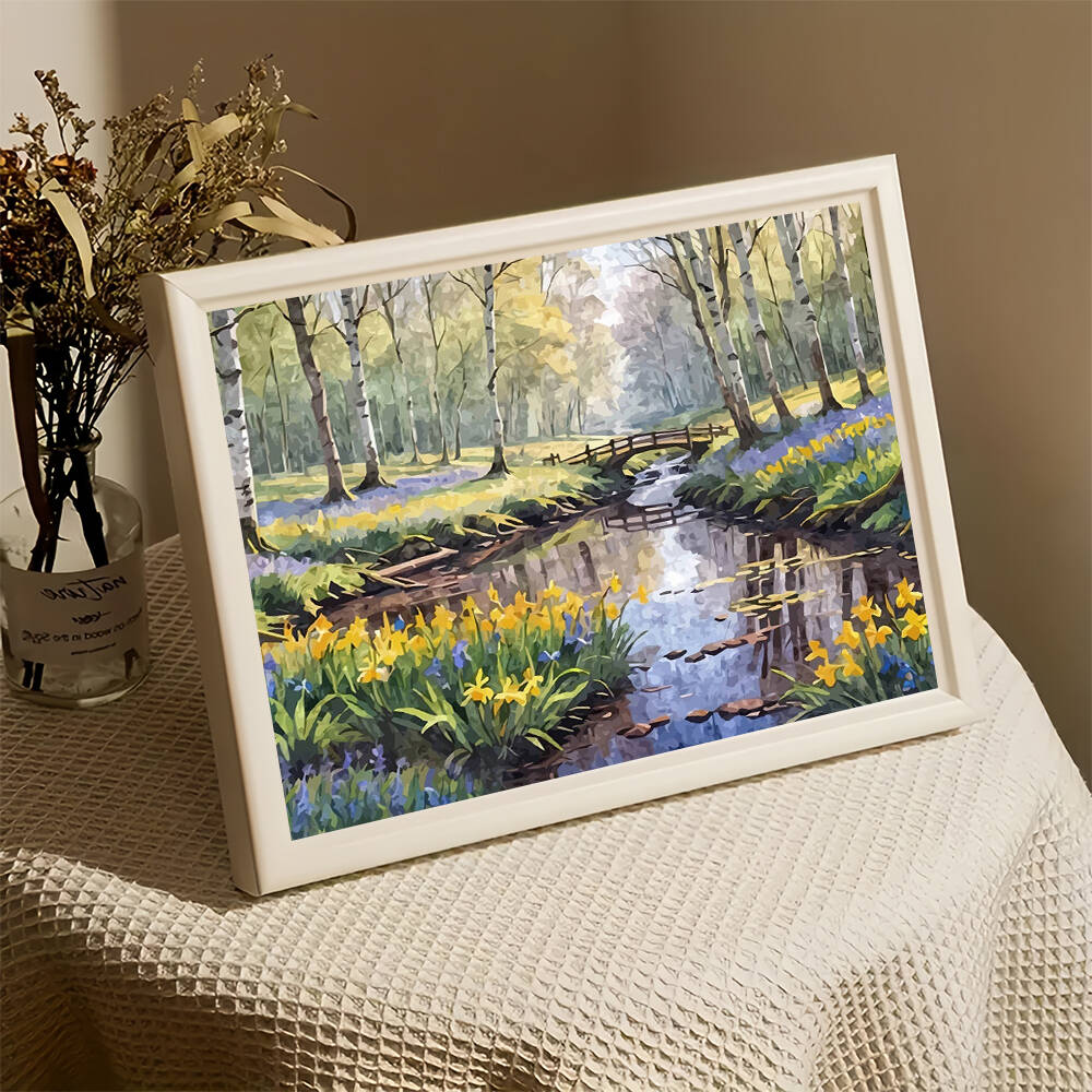 DIY Painting By Numbers Landsc - Art Craft Number บทวิจารณ์และราคา
