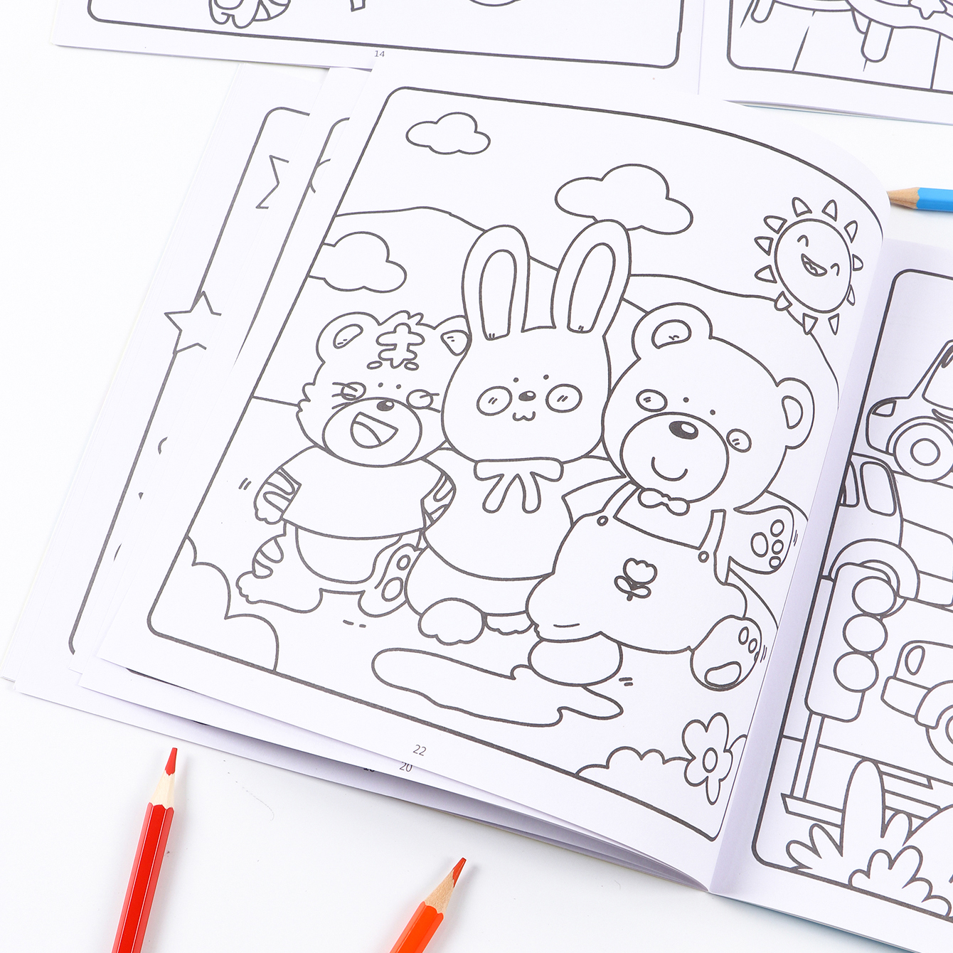 24 Pages Kids Coloring Drawing - Art Craft Book บทวิจารณ์และราคา