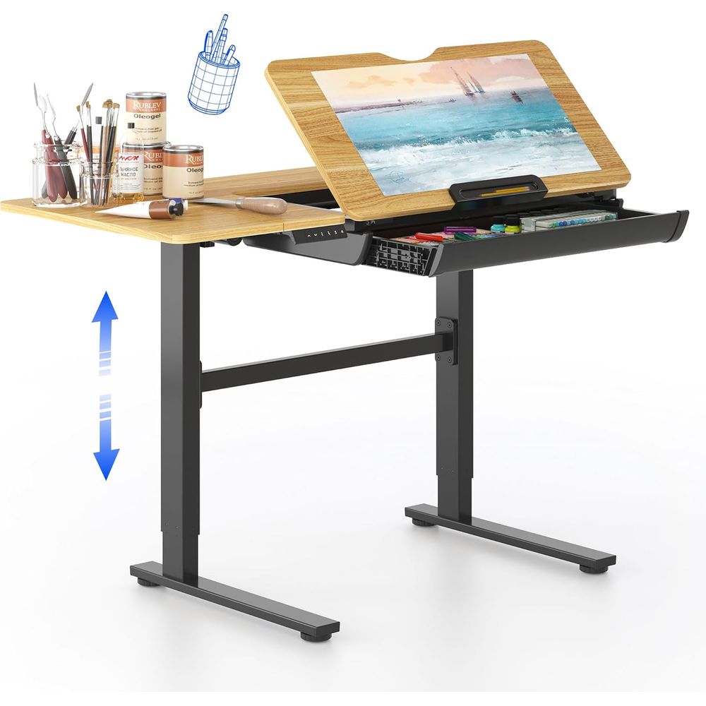 Adjustable Height Electric Sta - Art & Craft Valley บทวิจารณ์และราคา