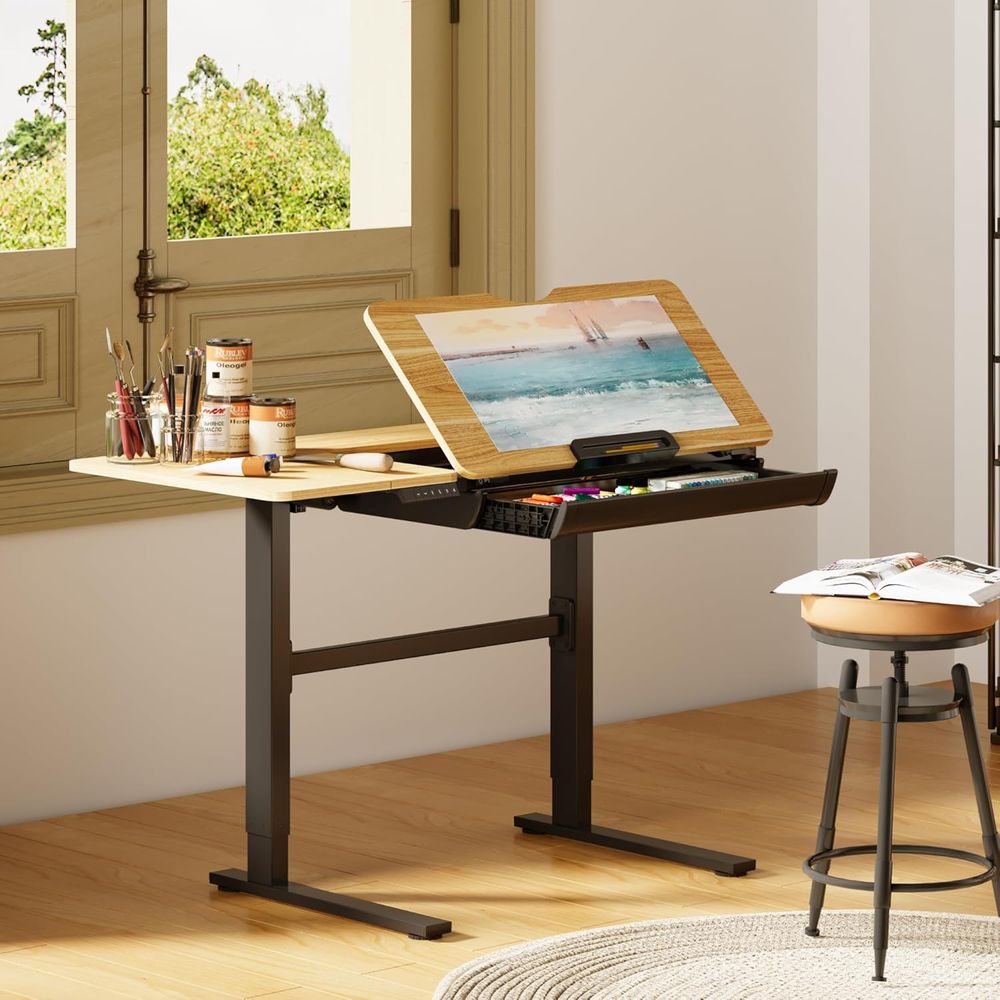Adjustable Height Electric Sta - Art & Craft Valley บทวิจารณ์และราคา