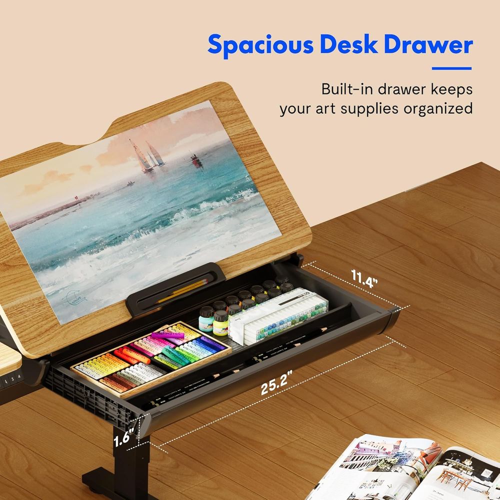 Adjustable Height Electric Sta - Art & Craft Valley บทวิจารณ์และราคา