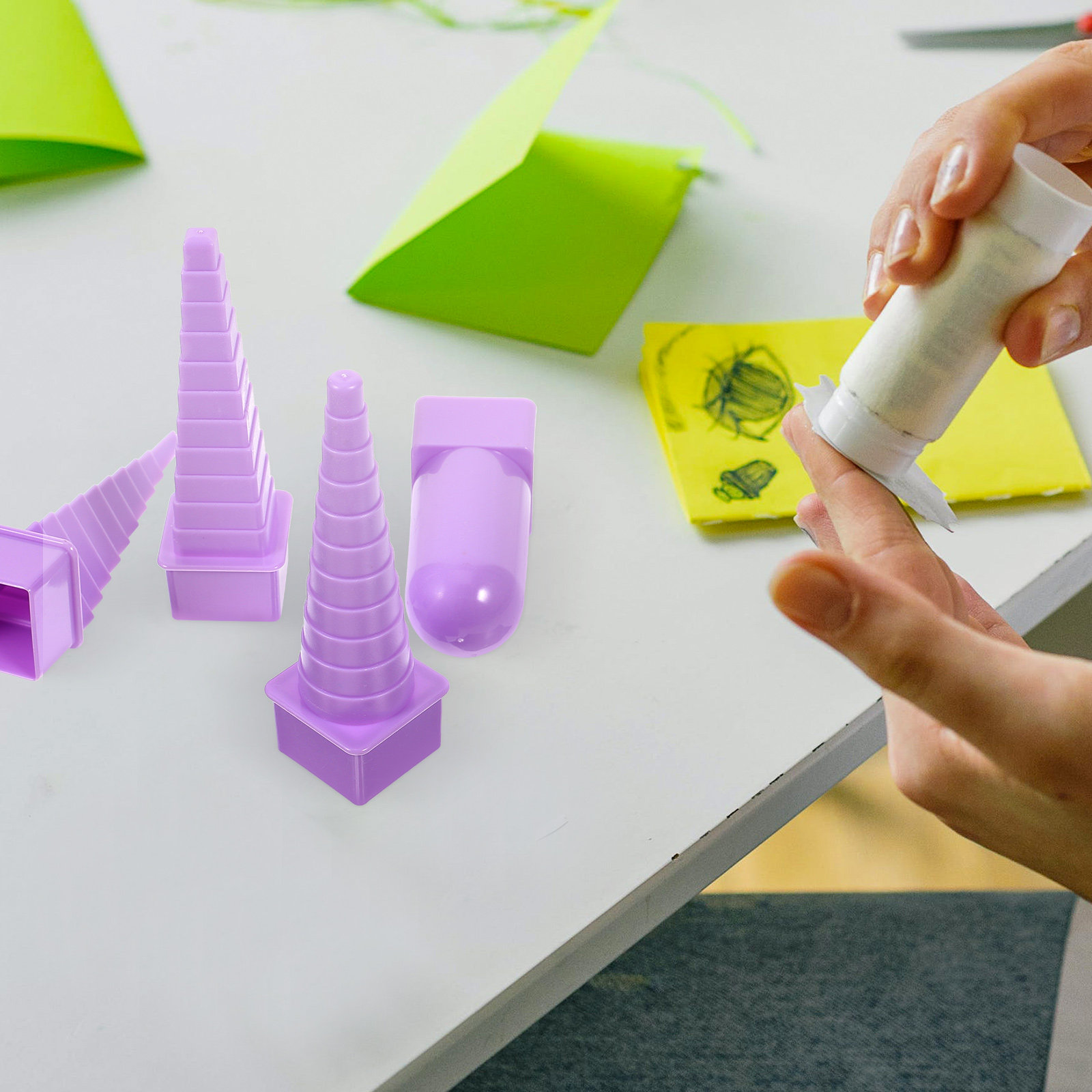 4Pcs Quilling Tower Set Paper  - Art Craft In Paper บทวิจารณ์และราคา