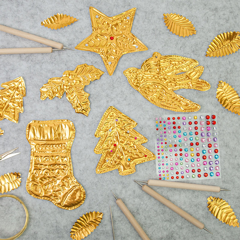 DIY Gold Foil Art Relief Chris - Art Craft In Paper บทวิจารณ์และราคา