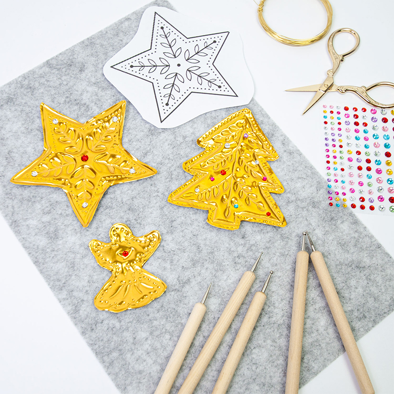 DIY Gold Foil Art Relief Chris - Art Craft In Paper บทวิจารณ์และราคา