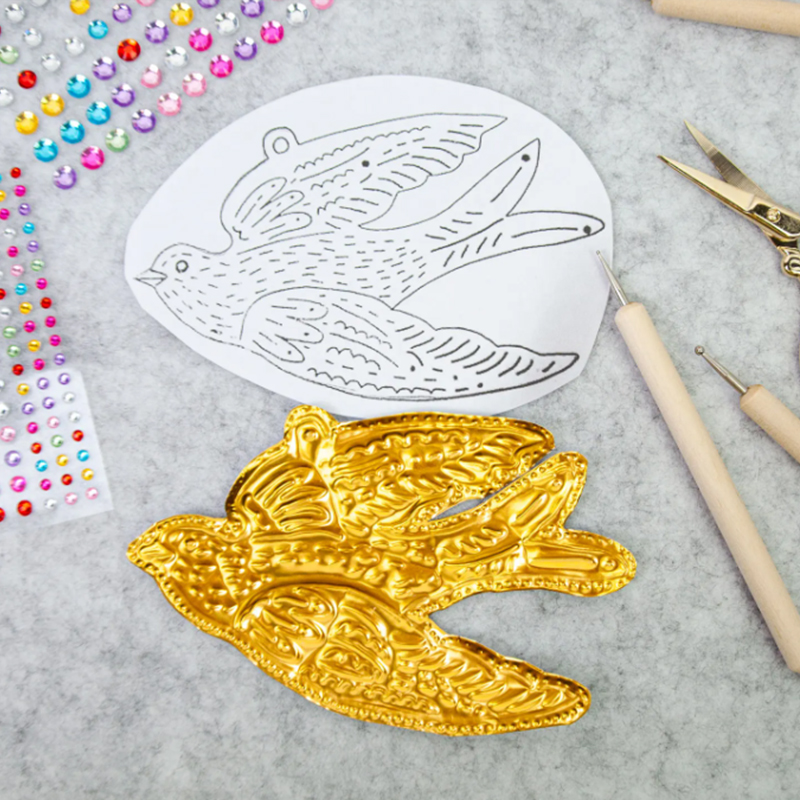 DIY Gold Foil Art Relief Chris - Art Craft In Paper บทวิจารณ์และราคา