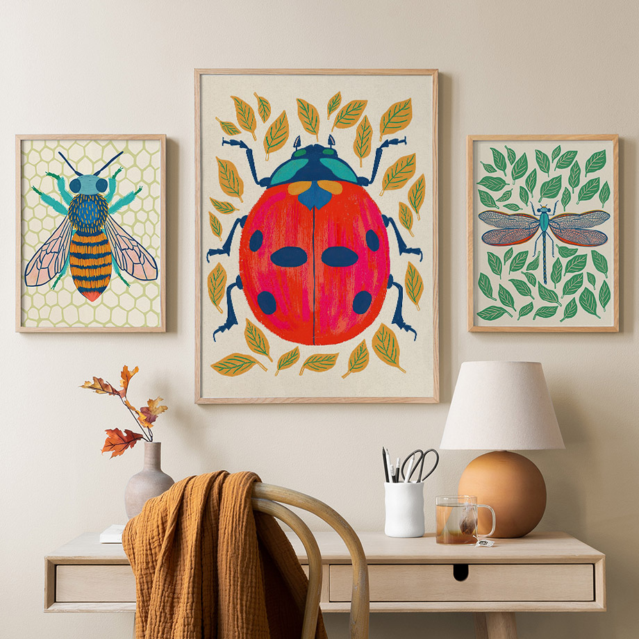 1pc frameless Colorful Insect  - Art Craft Butterfly บทวิจารณ์และราคา