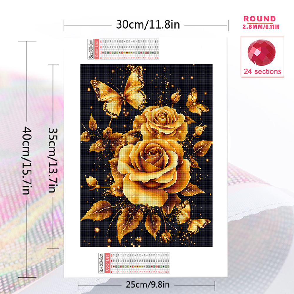 1PC frameless  Diamond Paintin - Art Craft Butterfly บทวิจารณ์และราคา