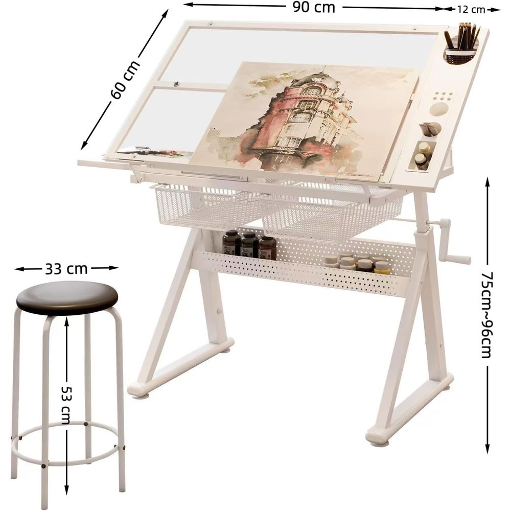 Adjustable Artistic Drafting T - Art & Craft Valley บทวิจารณ์และราคา