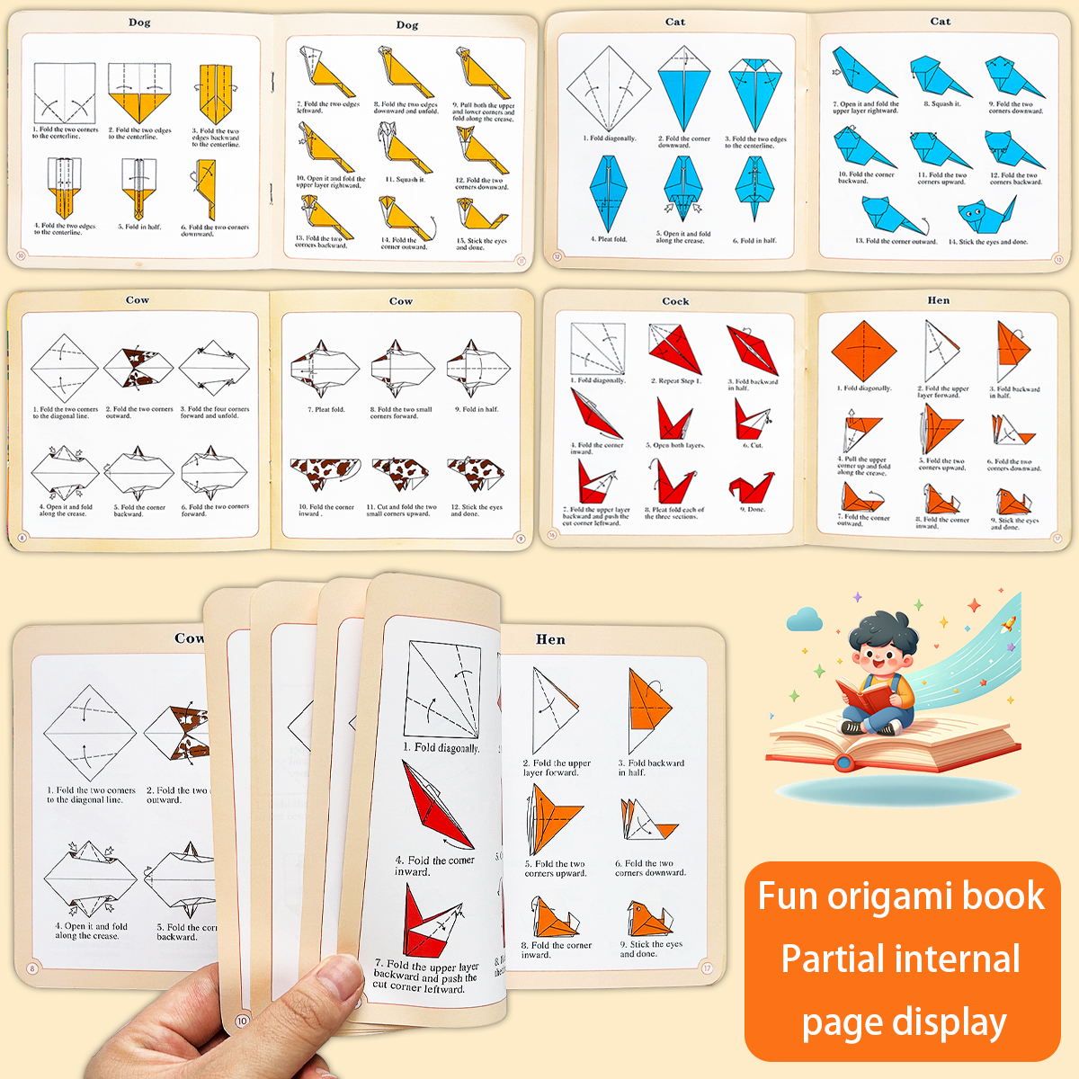 Children's Origami Farm Toolki - Art Craft Book บทวิจารณ์และราคา