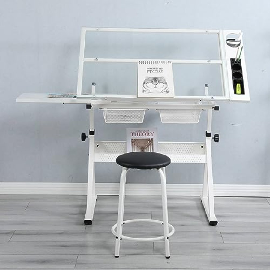 Drafting Table with Stool Mode - Art & Craft Valley บทวิจารณ์และราคา