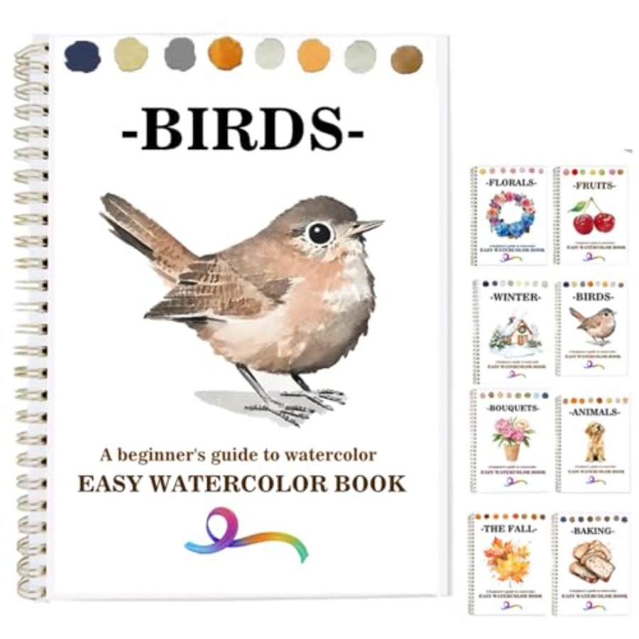 Watercolor Workbooks Coloring  - Art Craft Book บทวิจารณ์และราคา