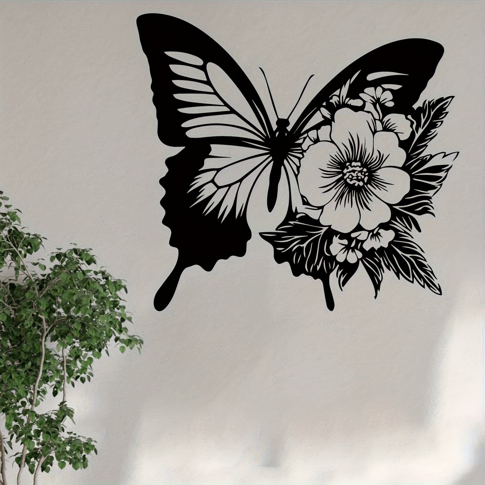 1pc Butterfly Floral Metal Wal - Art Craft Butterfly บทวิจารณ์และราคา