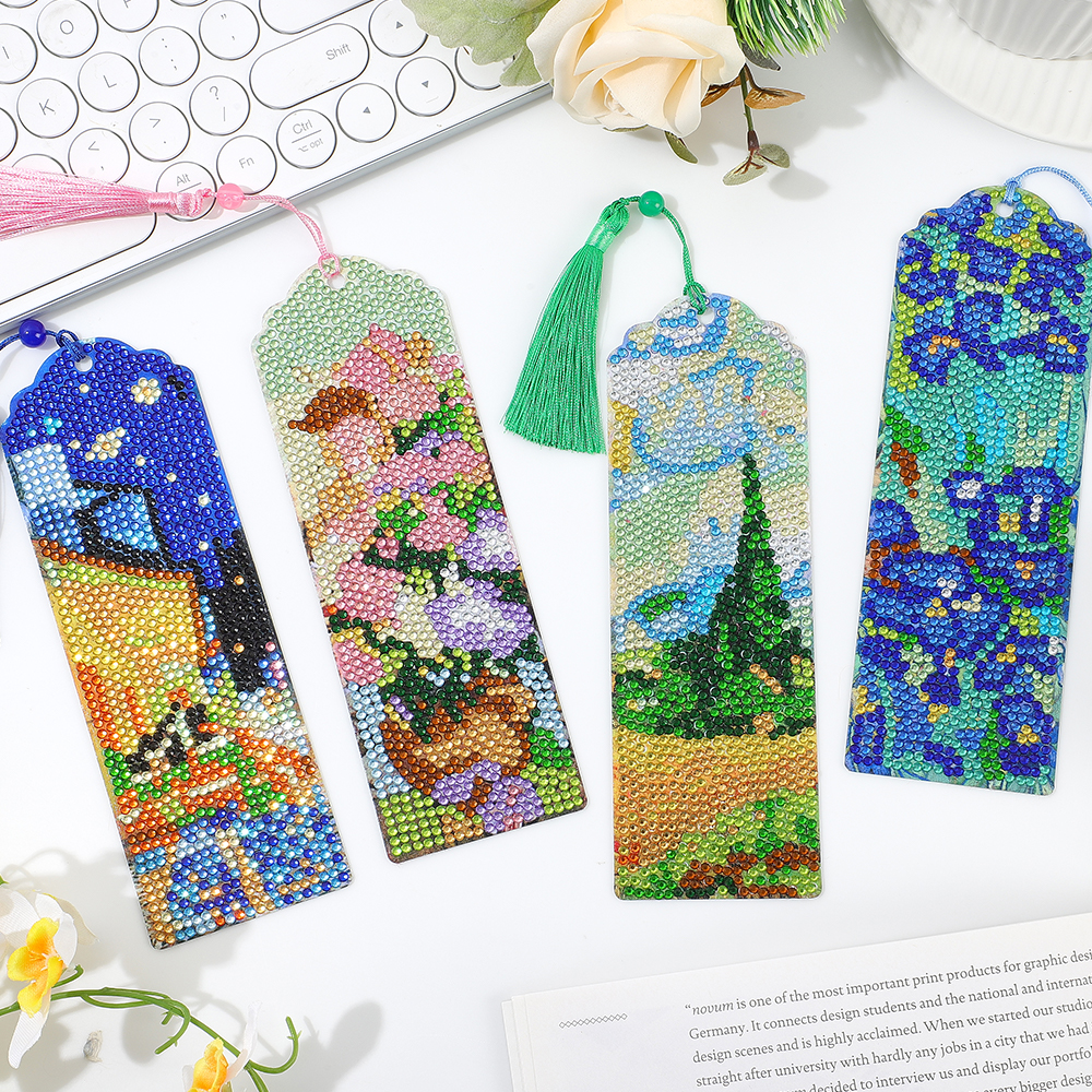 4 Pack Van Gogh Diamond Painti - Art Craft Book บทวิจารณ์และราคา