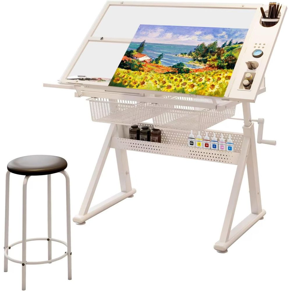 Adjustable Art Desk with Tempe - Art & Craft Valley บทวิจารณ์และราคา