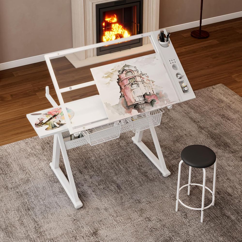 Adjustable Art Desk with Tempe - Art & Craft Valley บทวิจารณ์และราคา