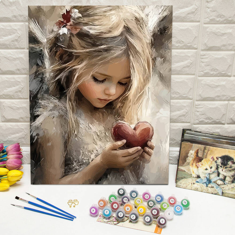 Drawing By Numbers Girl Portra - Art Craft Number บทวิจารณ์และราคา