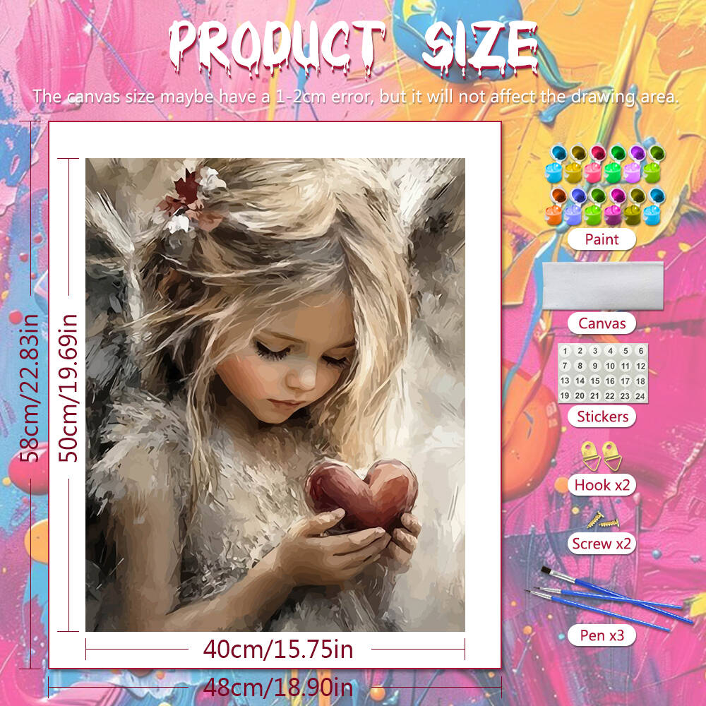 Drawing By Numbers Girl Portra - Art Craft Number บทวิจารณ์และราคา