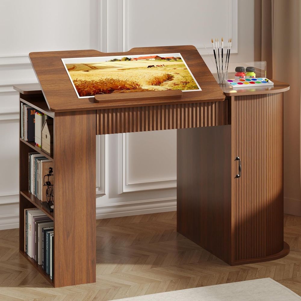 Storage Cabinet Desk with Shel - Art & Craft Valley บทวิจารณ์และราคา