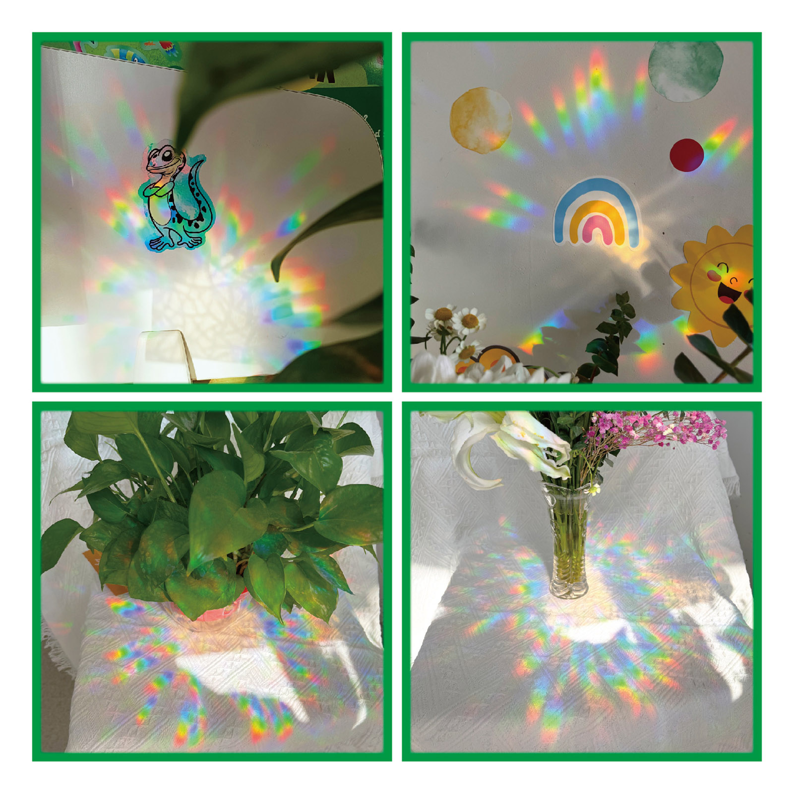 Rainbow Suncatcher Window Stic - Art Craft Butterfly บทวิจารณ์และราคา
