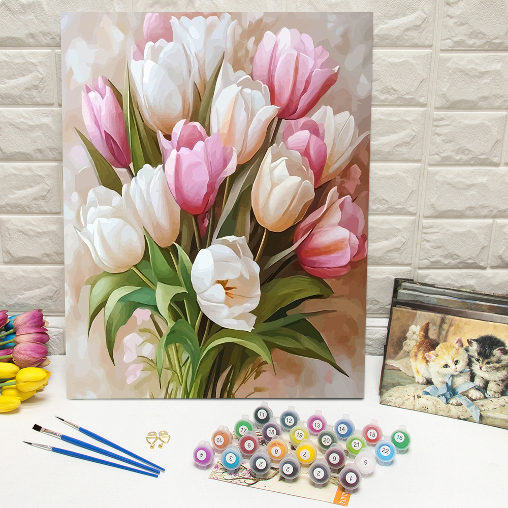 DIY Paint By Number Adult Kit  - Art Craft Number บทวิจารณ์และราคา