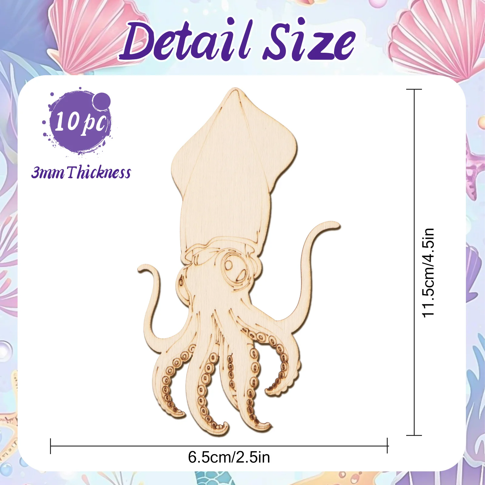 10pcs/set Unfinished Wood Craf - Art & Craft Valley บทวิจารณ์และราคา