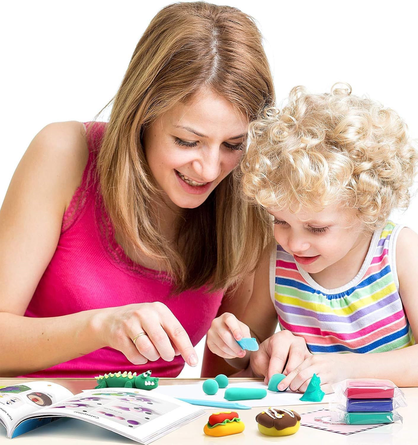24 Colors Air Dry Clay Kit for - Art Craft Kids บทวิจารณ์และราคา